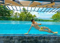 Gay Boy Pool Bathing